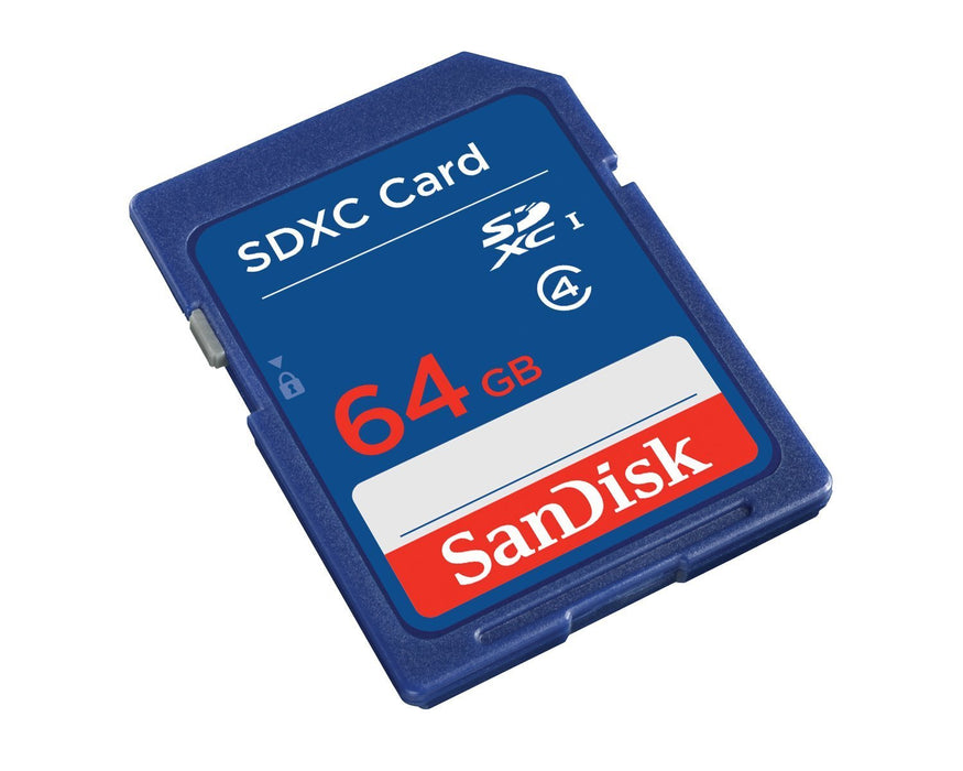 Best Value SanDisk SDSDB-064G-B35 64 GB SDXC Class 4 Memory Card - Blue (Label May Change)