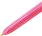 Best Value BIC 4 Colours Shine Ballpoint Pens - Metallic Pink Body, Box of 12