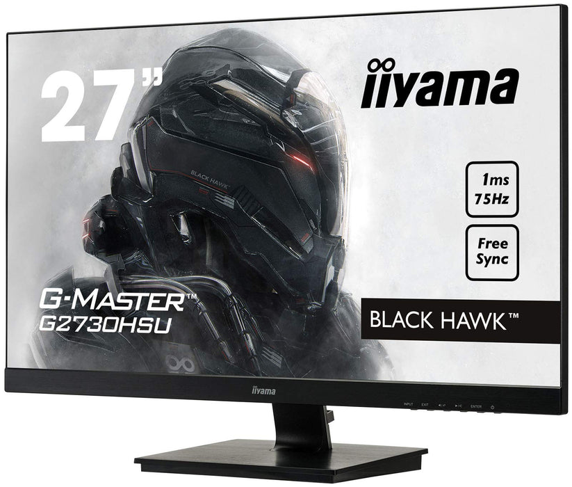 Best Value iiyama G2730HSU-B1 27" G-Master 75Mhz HD LED Gaming Monitor with FreeSync and USB - Black