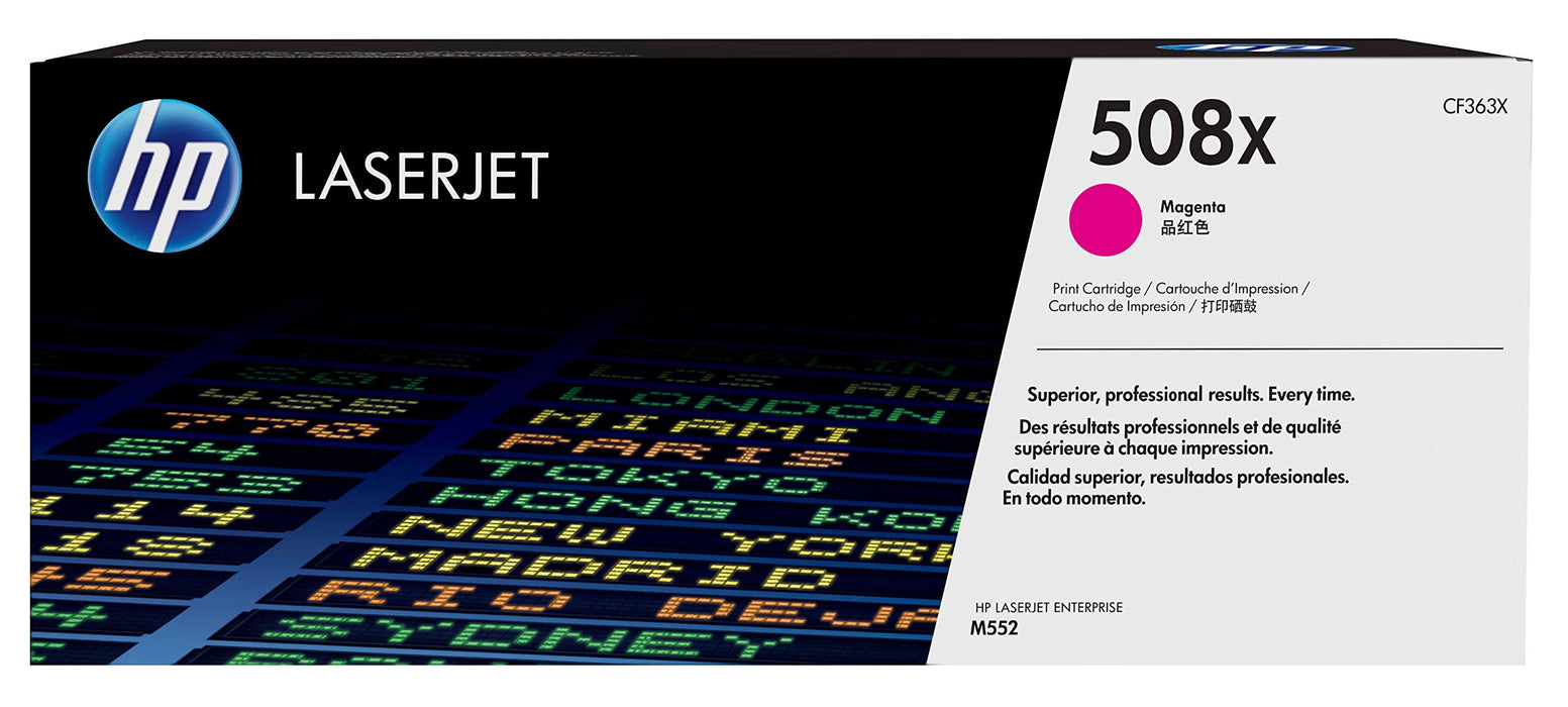 Best Value HP CF363X 508X High Yield Original LaserJet Toner Cartridge, Magenta, Pack of 1