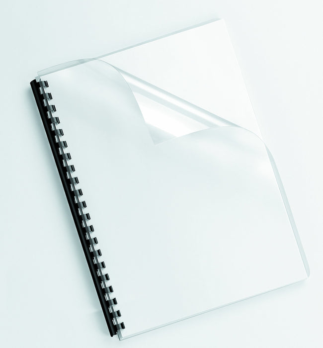 Best Value Fellowes A4 Binding Covers, PVC 180 Micron, Clear, Pack of 25