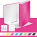 Best Value Leitz 2 Ring Binder, Holds up to 230 Maxi Sheets, Wow Range, 40 mm Spine, 42410023 - A4, Pink Metallic