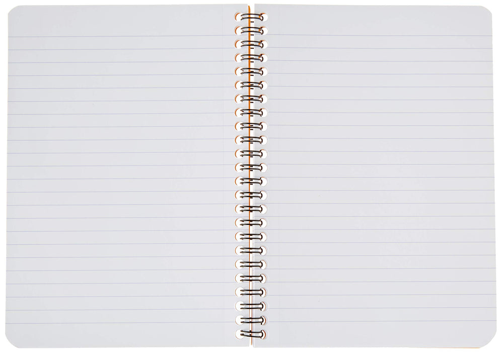 Best Value Clairefontaine Europa Wire Bound on Side Notemaker, A5, Lined, 120 Pages - Assorted A Colours, Pack of 10