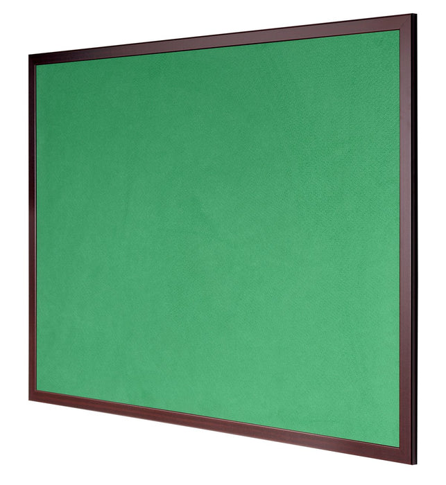 Best Value Bi-Office Earth-it Prime-Felt Board with Cherry Frame, 1200x 900mm, Green