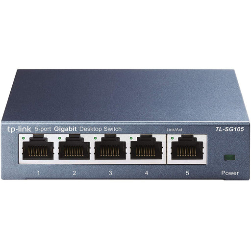 Best Value TP-Link TL-SG105 5-Port Gigabit Ethernet Switch, Desktop/Wall-Mount, Steel Case, Lifetime Warranty