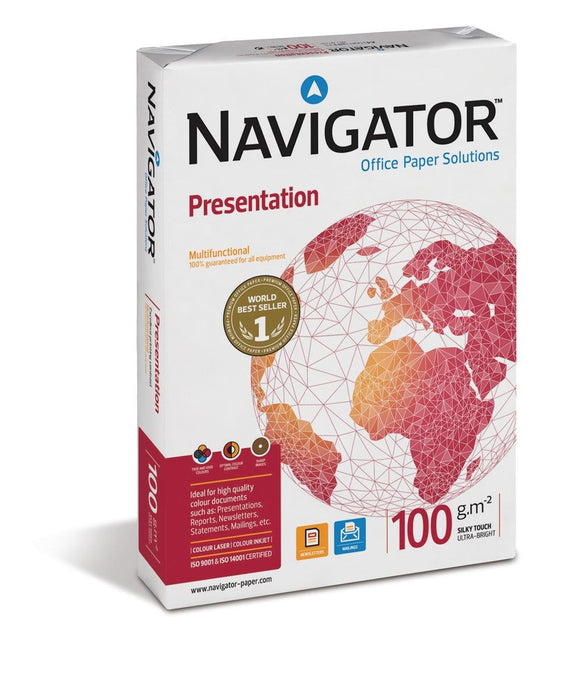 Navigator A3 Printer Paper White 100 gsm Smooth 500 Sheets