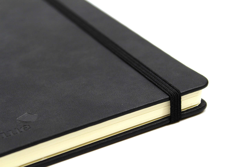 Best Value Silvine A6 Executive Soft Feel Notebook Black. 160 Pages (80 Sheets) Ruled 7mm feint. Ref 196BK