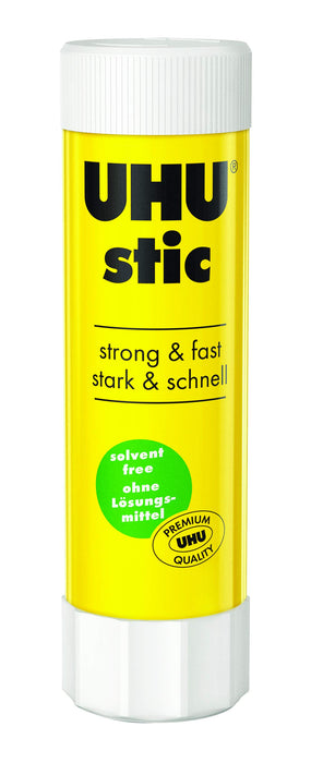 Best Value UHU 11746 Stic Glue Stick Solid Washable Non-toxic 40g Ref 45621 [Pack of 12]