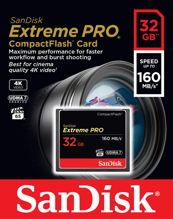 Sandisk 32GB Extreme Pro Compact Flash