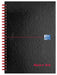 Best Value Oxford Black n' Red A5 Glossy Hardback Wirebound Notebook, Ruled and Perforated, 140 Page, 1 Notebook