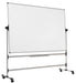 Best Value Bi-Office Earth - Revolving Whiteboard, Magnetic Enamel, Mobile Board with Aluminium Frame, 120 x 90 cm