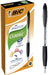 Best Value BIC Atlantis Clic Ball Pen 1.0mm Box of 12 - Black