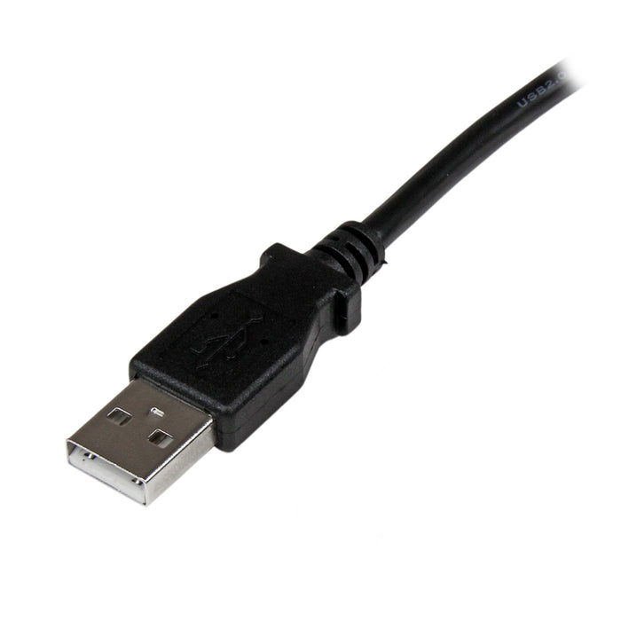 Best Value StarTech.com USBAB1MR 1 m USB 2.0 A to Right Angle B Cable Cord, 1 m USB Printer Cable, Right Angle USB B Cable, 1x USB A (M), 1x USB B (M)