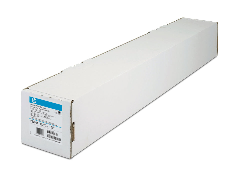 Best Value HP Bright White Inkjet Paper - Matte paper - bright white - Roll (91.4 cm x 45.7 m) - 90 g/m2 - 1 roll(s)