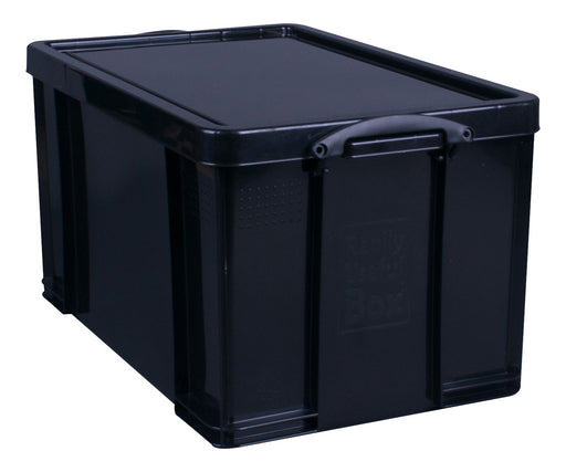 Best Value Really Useful Storage Box 84 Litre Solid Black