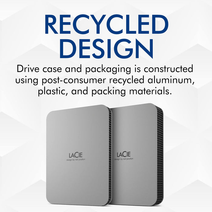 LaCie 2TB USB-C Mobile External Hard Disk Drive