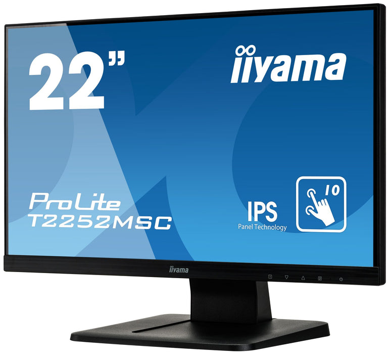 Best Value iiyama T2252MSC-B1 22" ProLite HD Multi Touch IPS LED Monitor - Black