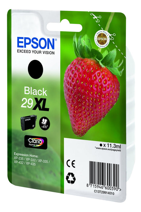 Best Value Epson Claria No.29 Home Strawberry Ink Cartridge X-Large High Capacity, Black, Genuine, Amazon Dash Replenishment Ready