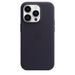 Apple - Back cover for mobile phone - with MagSafe - leather - midnight - for iPhone 14 Pro