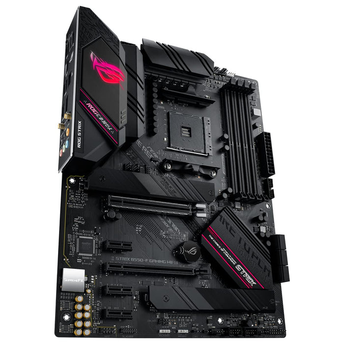 ASUS ROG STRIX B550-F GAMING WIFI II - Motherboard - ATX - Socket AM4 - AMD B550 Chipset - USB-C Gen2, USB 3.2 Gen 1, USB 3.2 Gen 2 - 2.5 Gigabit LAN, Wi-Fi, Bluetooth - onboard graphics (CPU required) - HD Audio (8-channel)