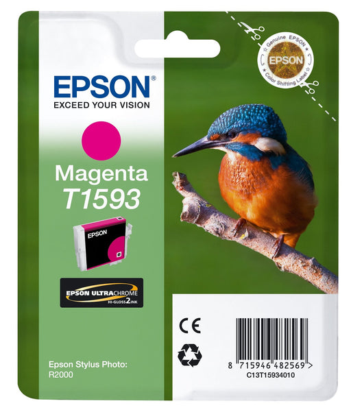 Best Value Epson T1593 Print Cartridge, Magenta, Genuine, Amazon Dash Replenishment Ready