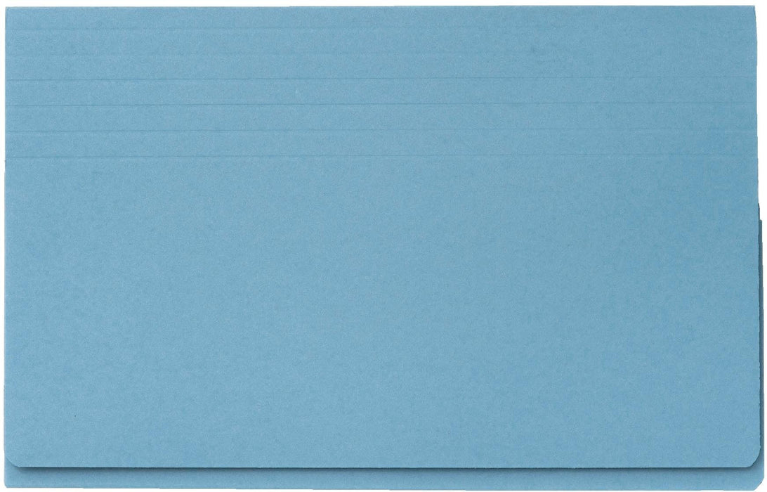 Best Value Exacompta Guildhall Probate Wallets, 315 gsm, Foolscap - Blue, Pack of 25