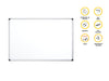 Best Value Bi-Office Whiteboard Maya, Magnetic, Aluminium Frame, 240 x 120 cm