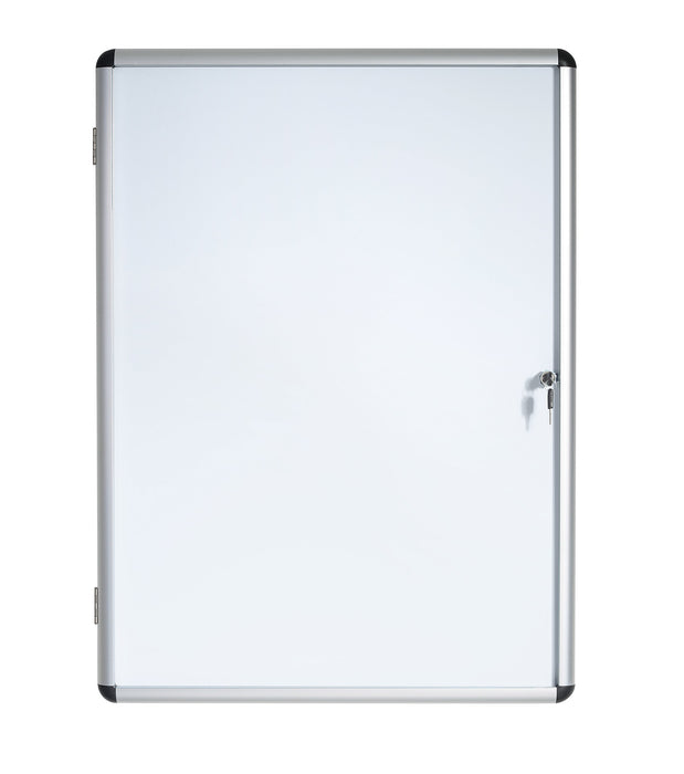 Best Value Bi-Office Enclore Display Board Magnetic Home Display Cabinet White 720x981 White