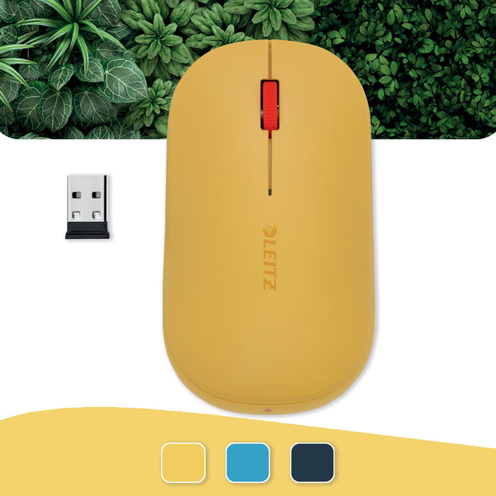 Leitz Cosy Wireless Mouse Warm Yellow 65310019