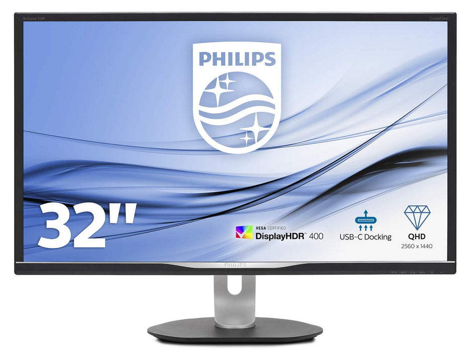 Best Value Philips 328P6AUBREB/00 31.5-Inch Quad HD LCD Monitor- Black