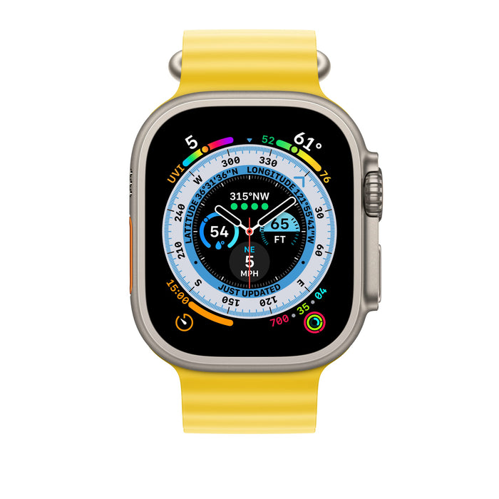 Apple - Watch strap extension for smart watch - 49 mm - 130-250 mm - yellow