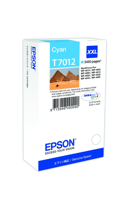 Best Value Epson WP4000/WP5000 Series XXL Ink Cartridge, Cyan, Genuine, Amazon Dash Replenishment Ready