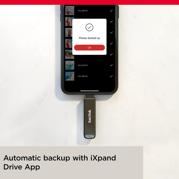 SanDisk iXpand Luxe - USB flash drive - 64 GB - USB-C / Lightning