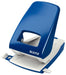 Leitz NeXXt Metal 2 Hole Punch 5138 40 Sheets Blue