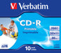 Best Value Verbatim 43325 AZO 52x Printable CD-R - Jewel Cased 10 Pack