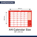 Collins Memo Calendar A4 2024 819614