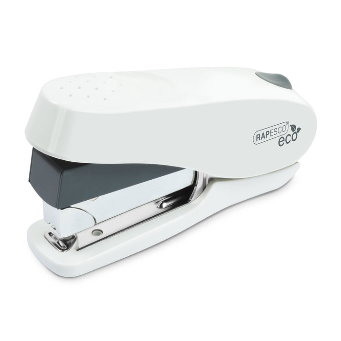 Best Value Rapesco 1467 ECO Luna Less Effort Stapler with Staples, Soft White, 50 Sheet