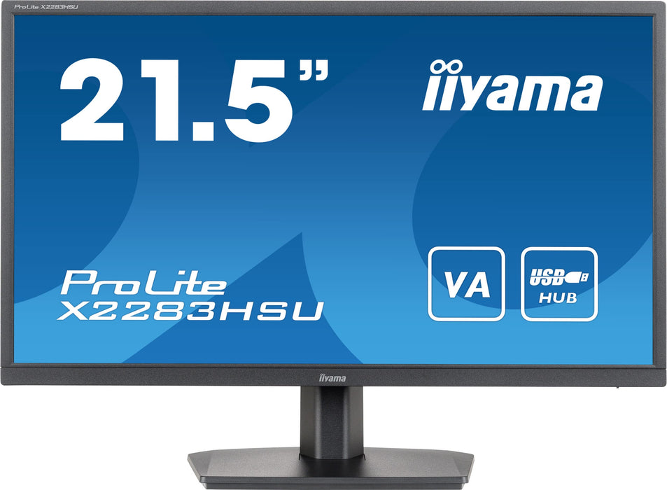 iiyama 54.6 cm (21.5") LED Monitor X2283HSU-B1 Black