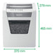 Best Value Leitz IQ Office P4 Cross Cut Paper Shredder, Shreds 15 Sheets, 23 Litre Bin, White, 80031000