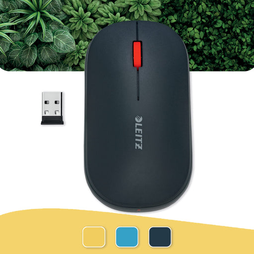 Leitz Cosy Wireless Mouse Velvet Grey 65310089