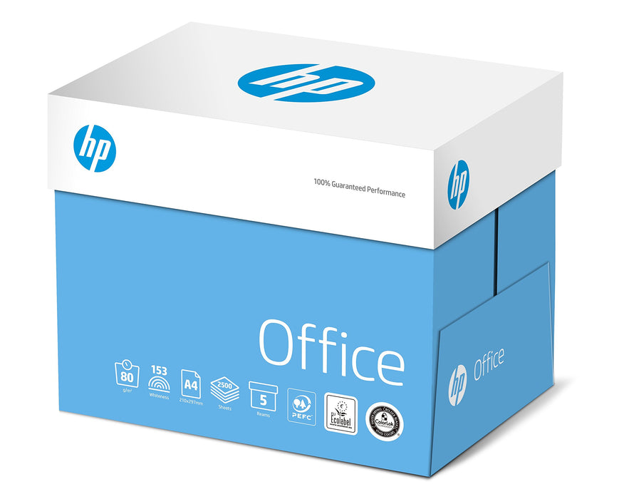 Best Value HP RH98112 80 gsm A4 White Office Copier Paper (1 Box Contains Five Reams of 500 Sheets)