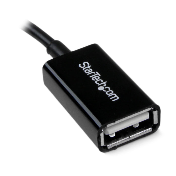 Best Value STARTECH.COM 5In Micro USB to USB Otg Host Adapter - Micro USB Male to USB a Female On-The-Go Host Cable Adapter