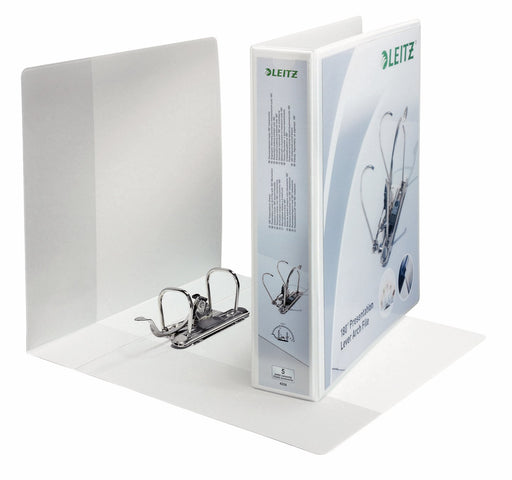 Best Value Leitz Presentation Lever Arch File, 5 cm Width, 42260001 - A4 Maxi, White