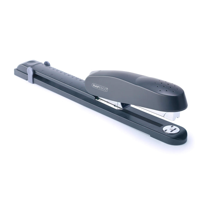 Best Value Rapesco R79026A3 Long Arm Stapler - 790, 50-sheet Capacity, 300mm throat depth, Grey