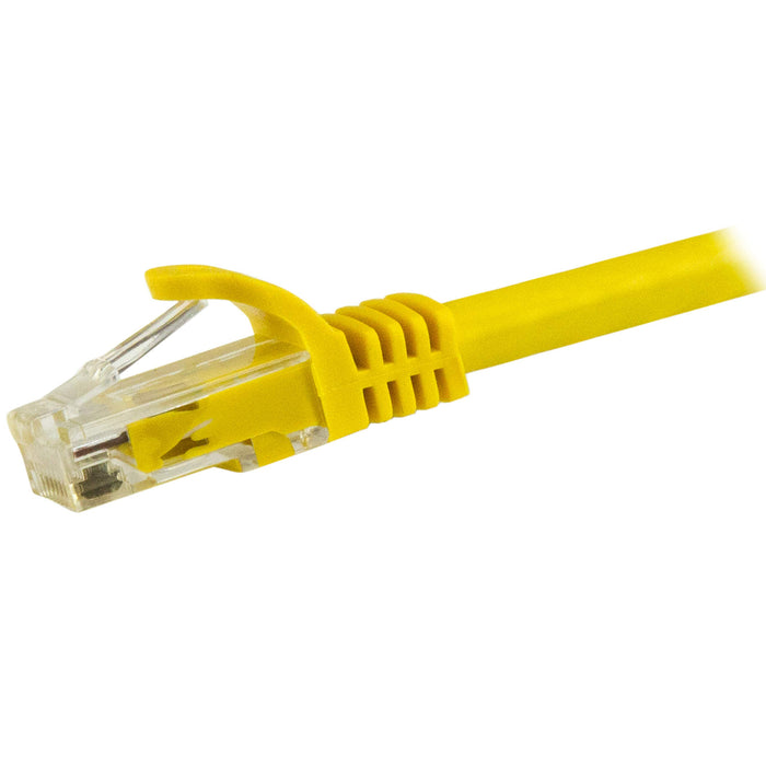 Best Value StarTech.com 15m Yellow Gigabit Snagless RJ45 UTP Cat6 Patch Cable - 15 m Patch Cord - Cat 6 Patch Cable (N6PATC15MYL)