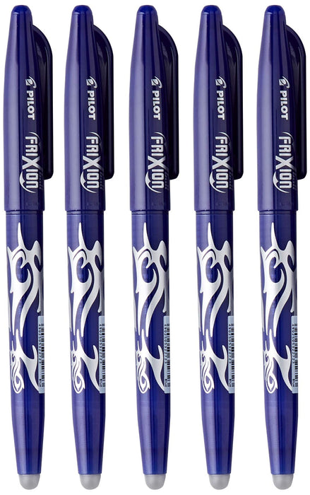 Best Value Pilot Frixion Erasable Rollerball Pen Set (Pack of 5) - Blue