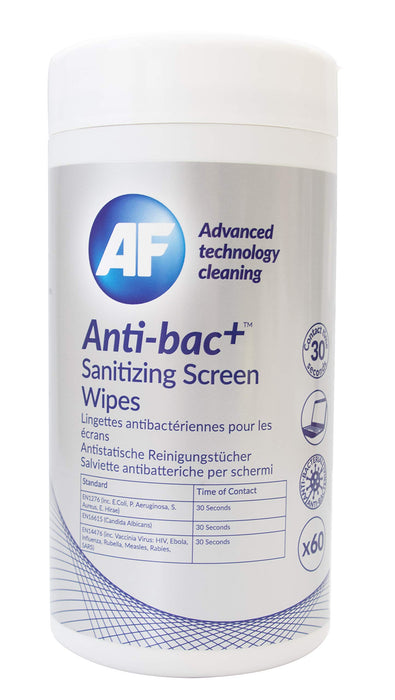 Best Value AF Antibacterial Sanitizing Screen Wipes x 60 wipes