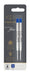 Best Value Parker Quinkflow Ball Pen Refill Medium Nib Blue, Pack of 2