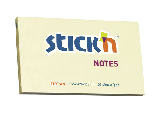 Best Value Stick N 21009 76x127mm Pastel Sticky Note - Yellow-pack of 12