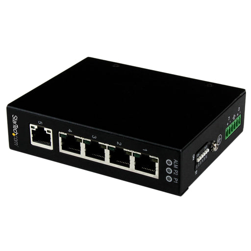 Best Value StarTech.com 5 Port Unmanaged Industrial Gigabit Ethernet Switch - DIN Rail / Wall-Mountable Network Switch - Rugged IP30 Gigabit Switch (IES51000)